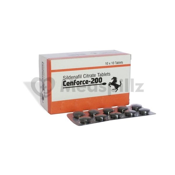 Cenforce 200 mg (Black Pill )(Sildenafil)