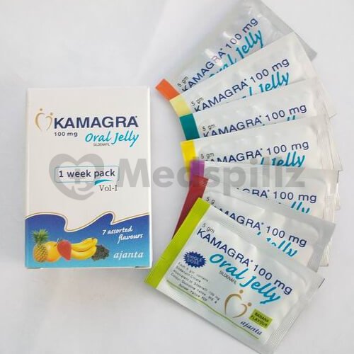 Kamagra Oral Jelly 100 mg (Sildenafil Citrate) Week Pack