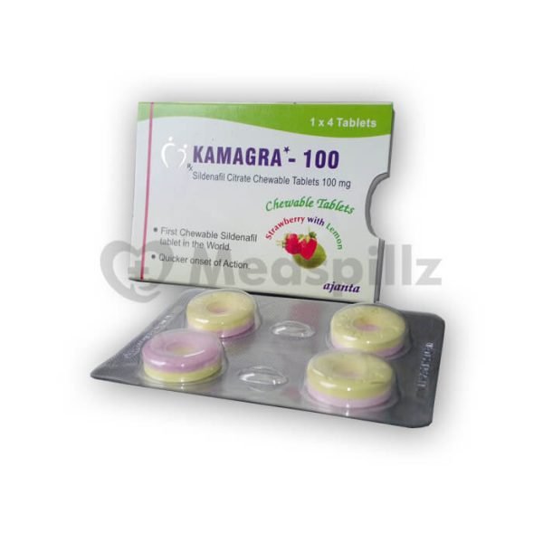 Kamagra Polo Chewable 100 mg (Strawberry with Lemon)