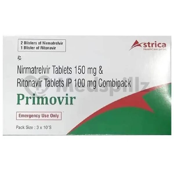 Primovir – Nirmatrelvir 150mg Tablets & Ritonavir 100mg Tablets