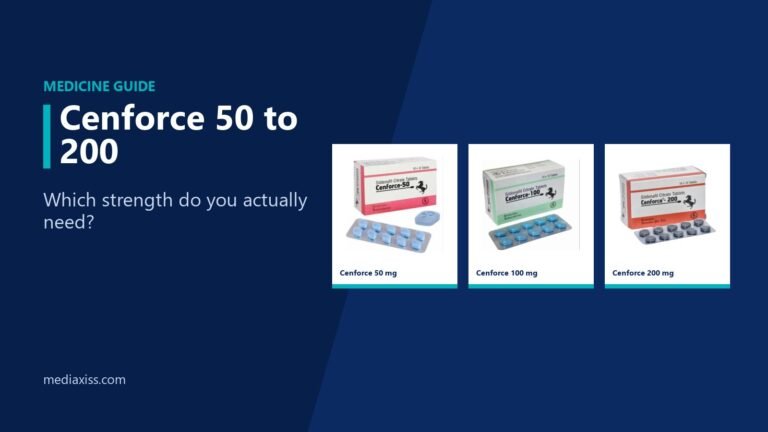 Cenforce 50, 100, 150, 200 and Soft: which strength do you actually need?