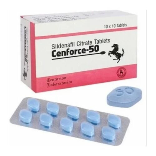Cenforce 50 mg tablets pack and blister