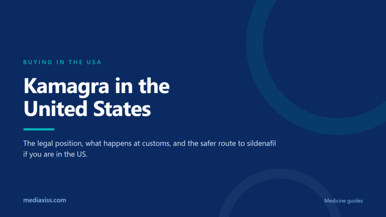 Kamagra in the USA: Legal Status, Customs and Safer Options