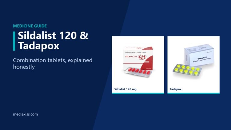 Sildalist 120 and Tadapox: what combination tablets really do