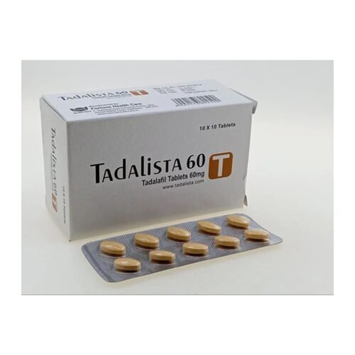 Tadalista 60 mg tablets pack and blister