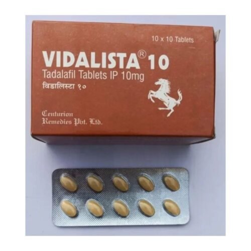 Vidalista 10 mg tablets pack and blister