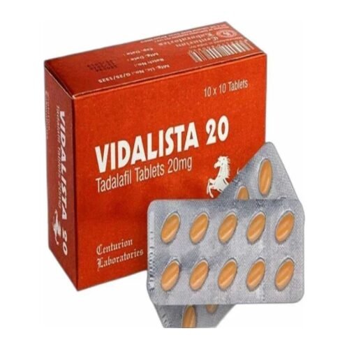Vidalista 20 mg tablets pack and blister