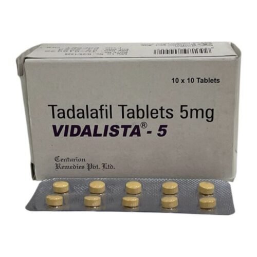 Vidalista 5 mg tablets pack and blister