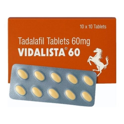 Vidalista 60 mg tablets pack and blister