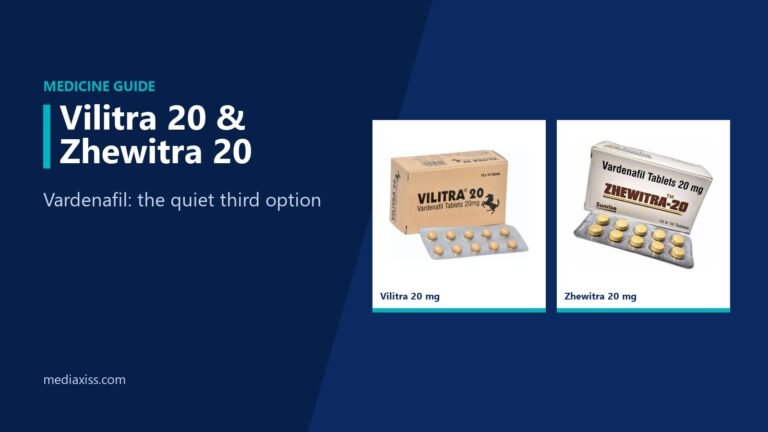 Vilitra 20 and Zhewitra 20: the vardenafil option nobody talks about